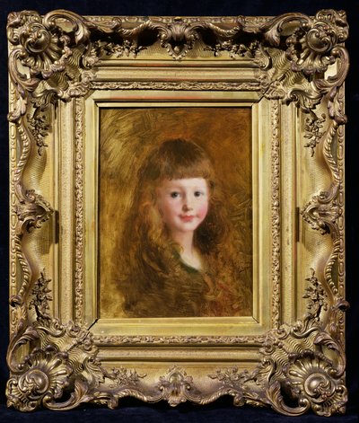 Portrait of a Girl by Gustave Jacquet